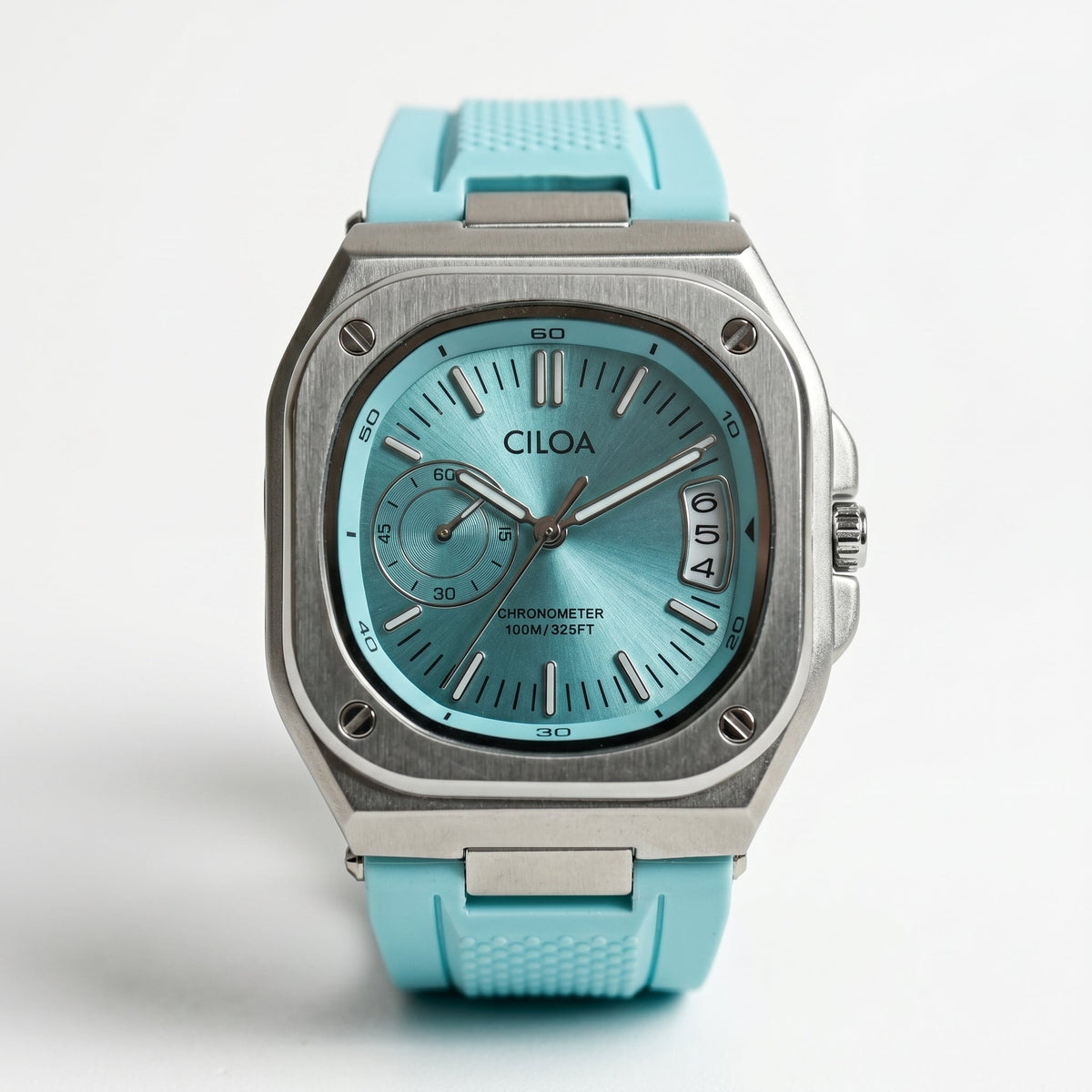 CILOA 001 Marine Ocean Blue Silicone, front view