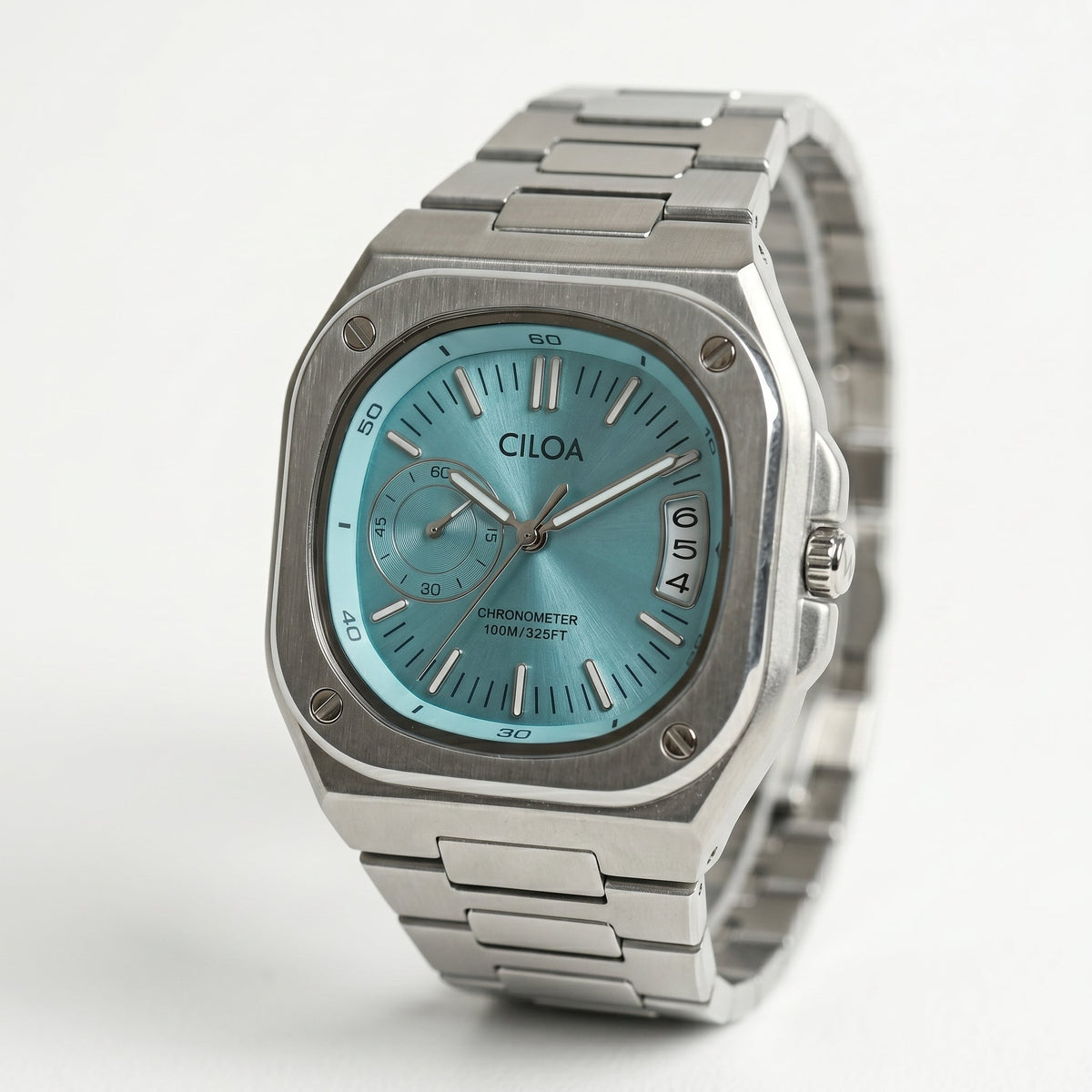 CILOA Marine with stainless steel bracelet, product view